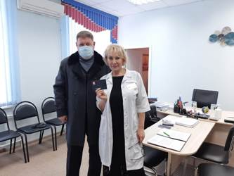 Сергей Агапов оказал помощь медикам, борющимся с Covid